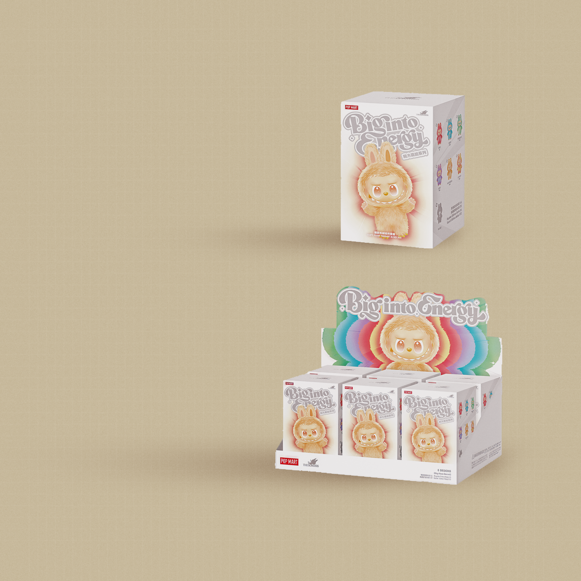 THE MONSTERS - Labubu: Big Into Energy - Vinyl Plush Pendant (Blind Box)