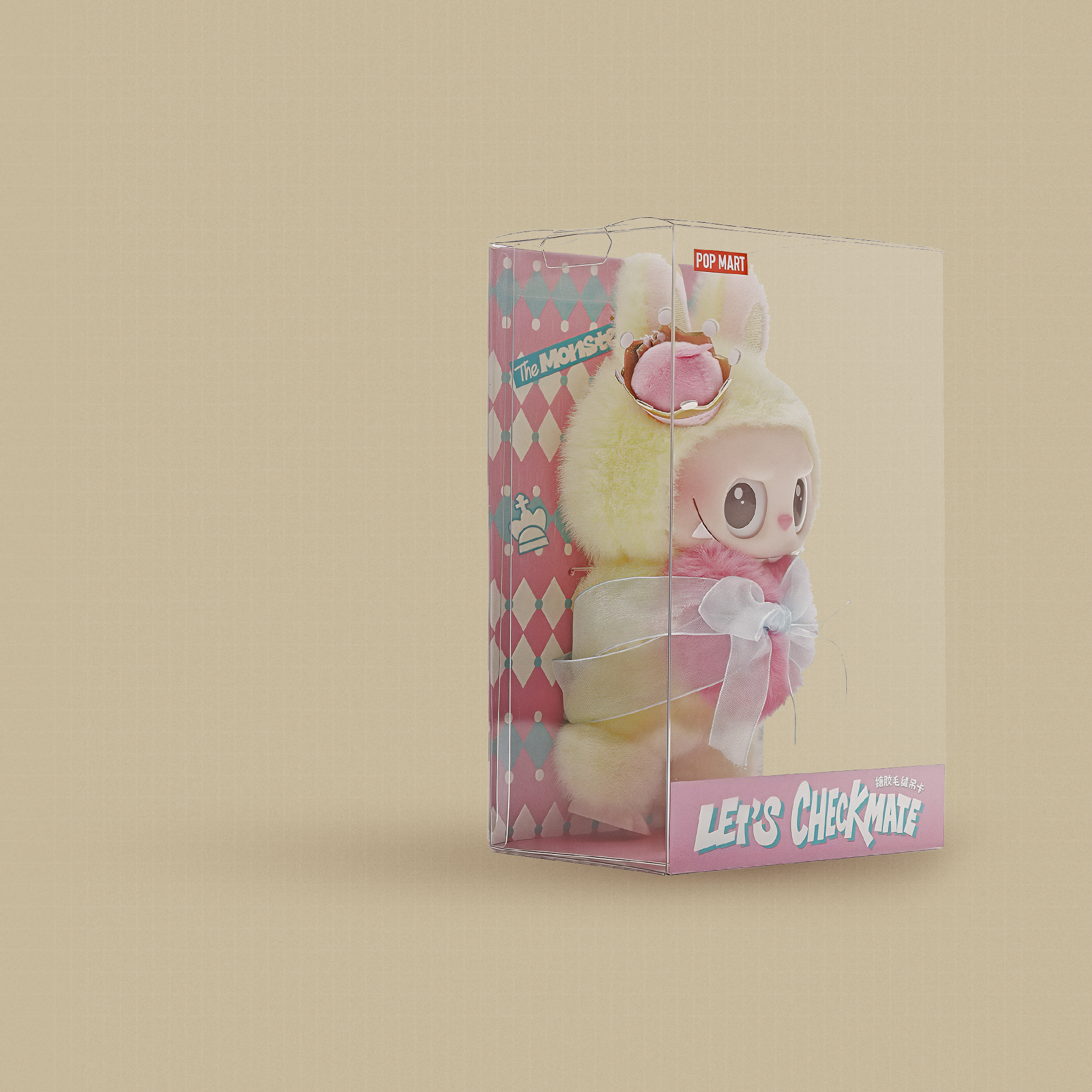 THE MONSTERS - Let’s Checkmate - Vinyl Plush Hanging Card