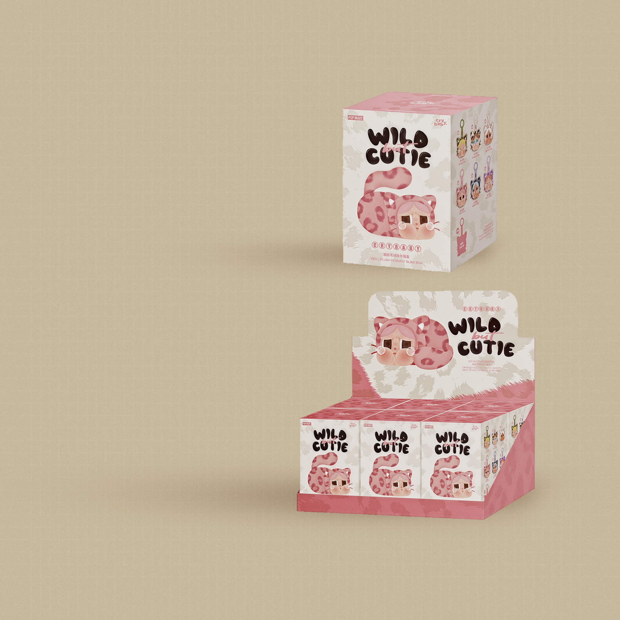 CRYBABY - Wild but Cutie - Vinyl Plush Pendant (Blind Box)
