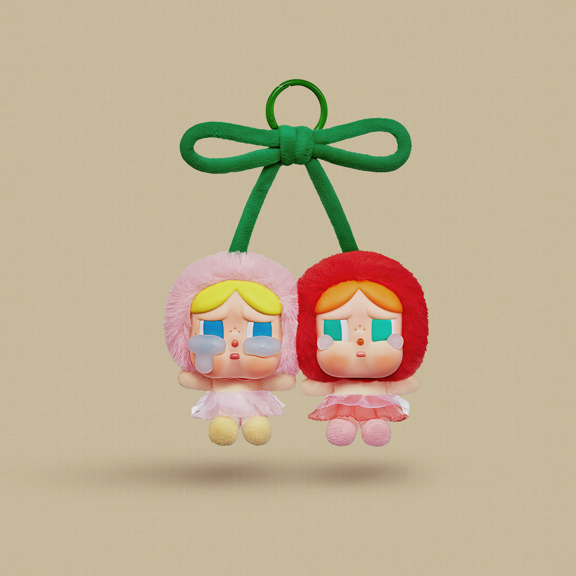 CRYBABY - Crying For Love - Vinyl Plush Hanging Card (Love You Cherry Much)