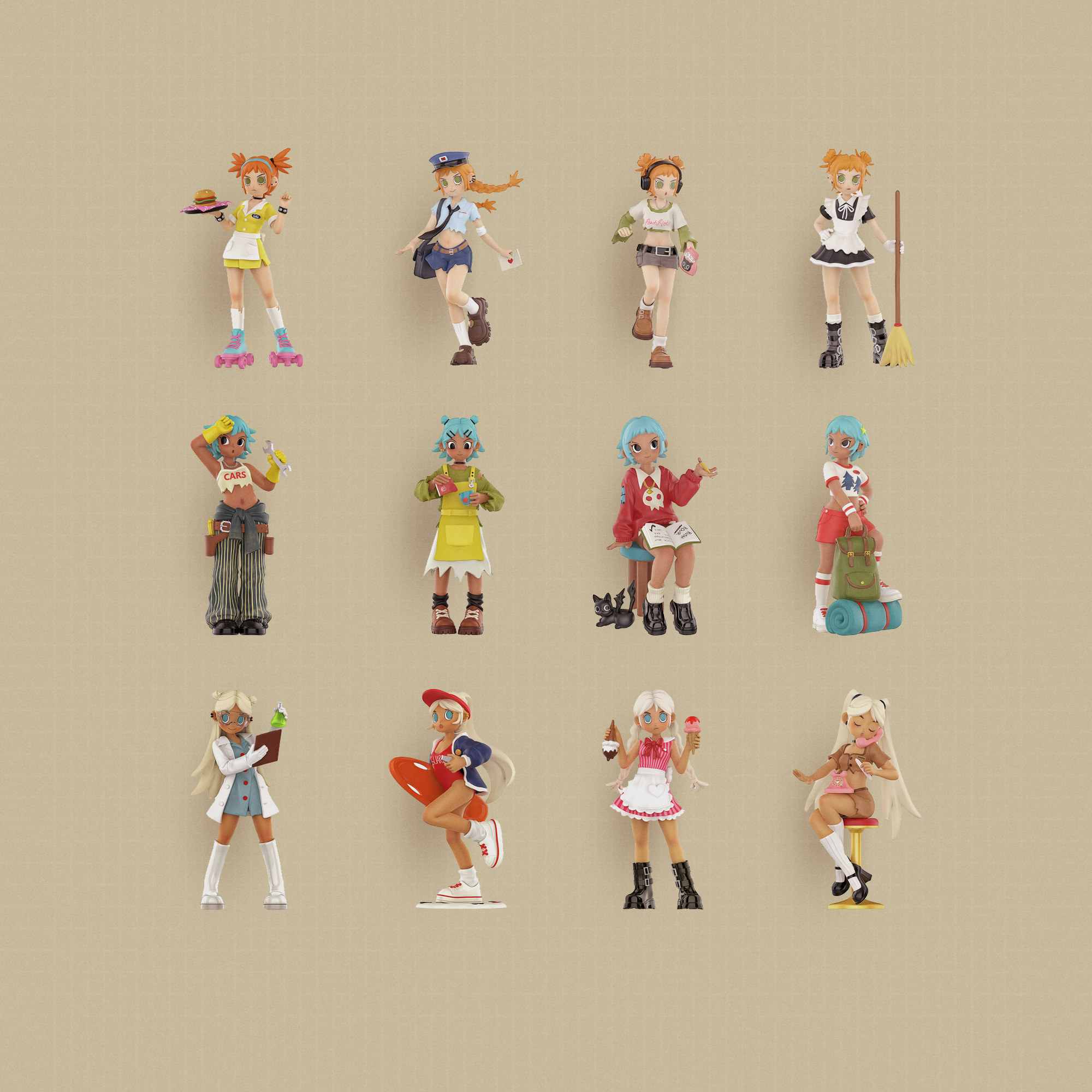 PEACH RIOT - Rush Hour - Figure (Blind Box)