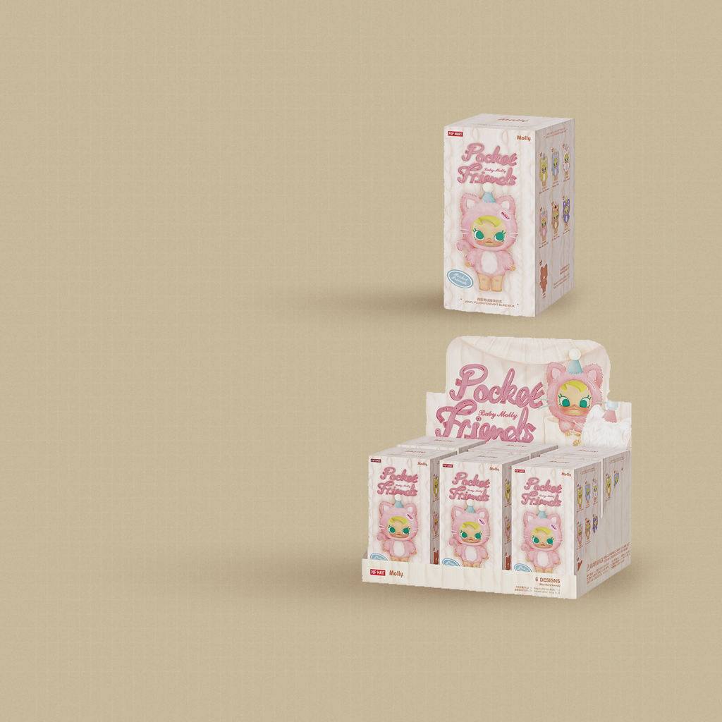 BABY MOLLY POCKET FRIENDS SERIES - Vinyl Plush Pendant (Blind Box)